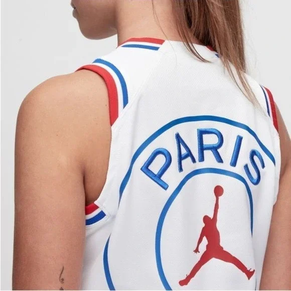 Nike WMNS PARIS SAINT-GERMAIN WOMEN'S DRESS Size Extra Small NWT Red White Blue - Picture 5 of 16